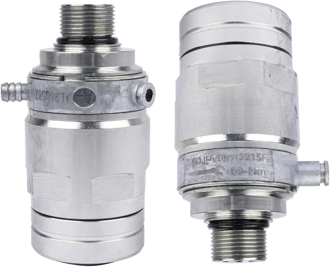 Hydraulic Coupler Kit AL210588 AL210587 Replacement for John Deere 6090 6100 6105 6110 6115 6125 6130 6140 6155 6150 6170 6190 6210 6230 6425 6930 7130 7420 7525 7500 7530 Tractor