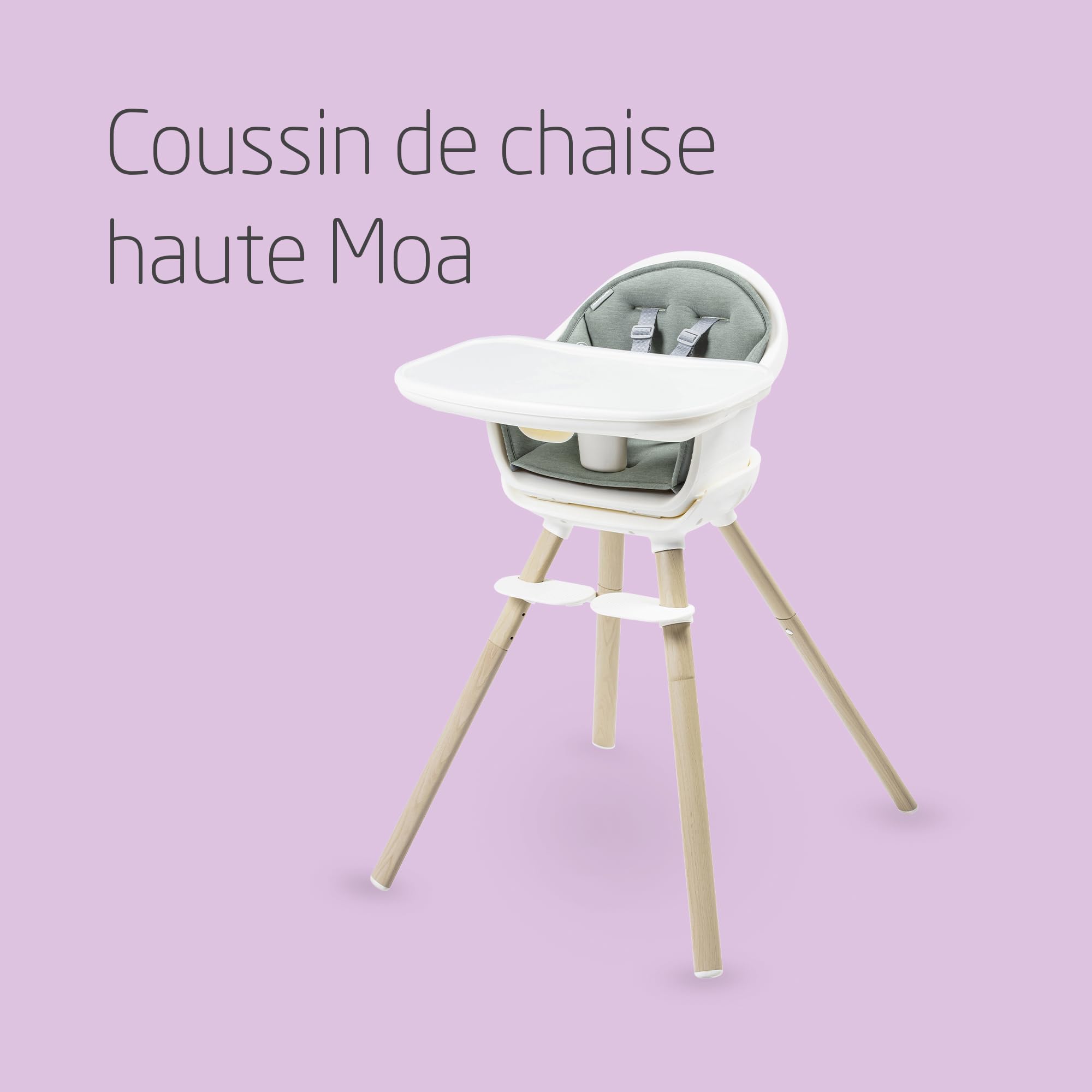 Maxi-Cosi Moa, Chaise Haute 8 en 1, Multi-Usage de 6 Mois à 5 Ans, 0-22 kg Chaise Haute Réglable et Evolutive, Beyond Graphite