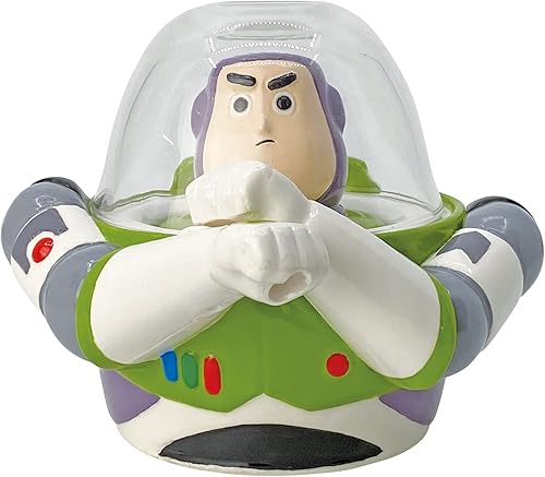 Sunart SAN3915 Disney Pixar Toy Story Buzz Lightyear - Tetera y taza, aprox. 8.5 fl oz (8.1 fl oz), productos, vajilla, verde