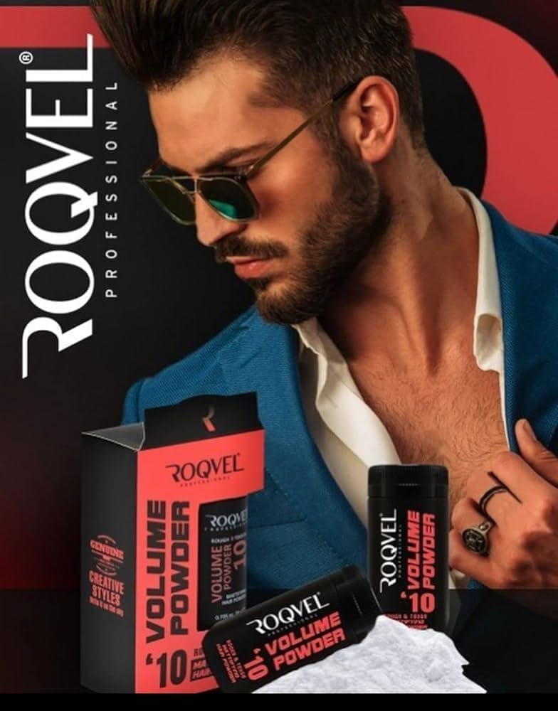 ROQVEL Hair Styling Powder 10 Mattifying 20g, White, 20 g (Pack of 1) - Image 3