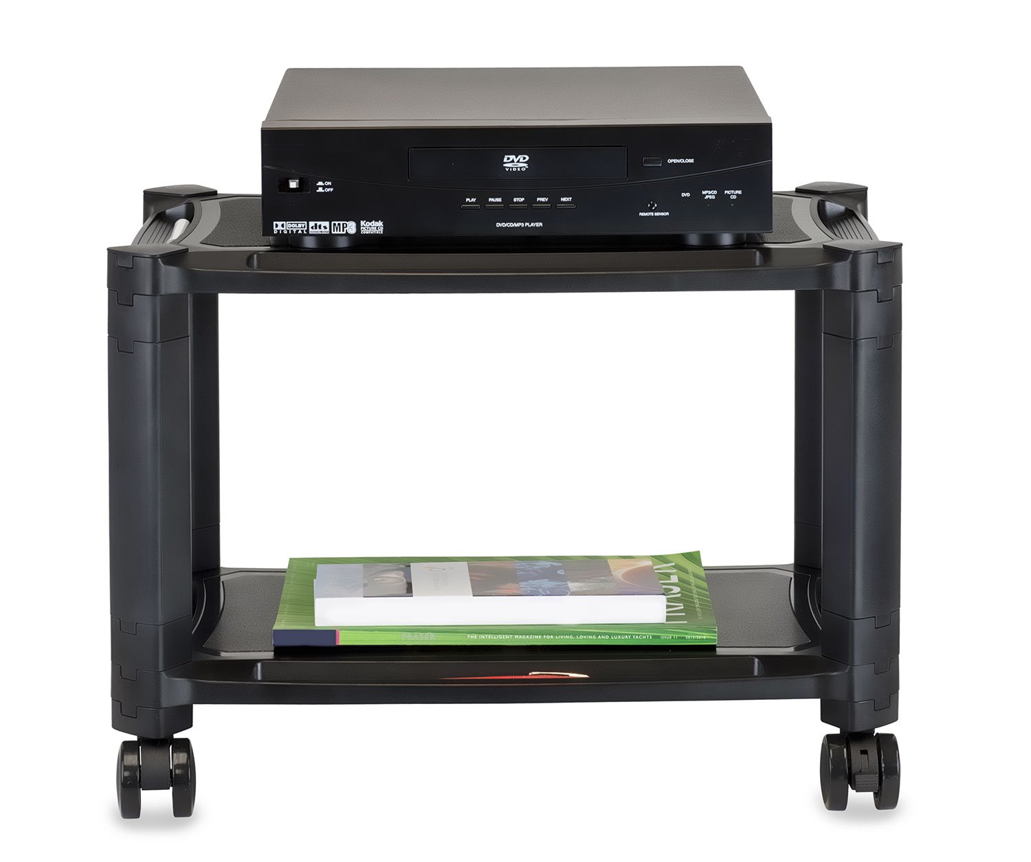 MountIt! Under Desk Printer Stand with Wheels Rolling Printer Cart