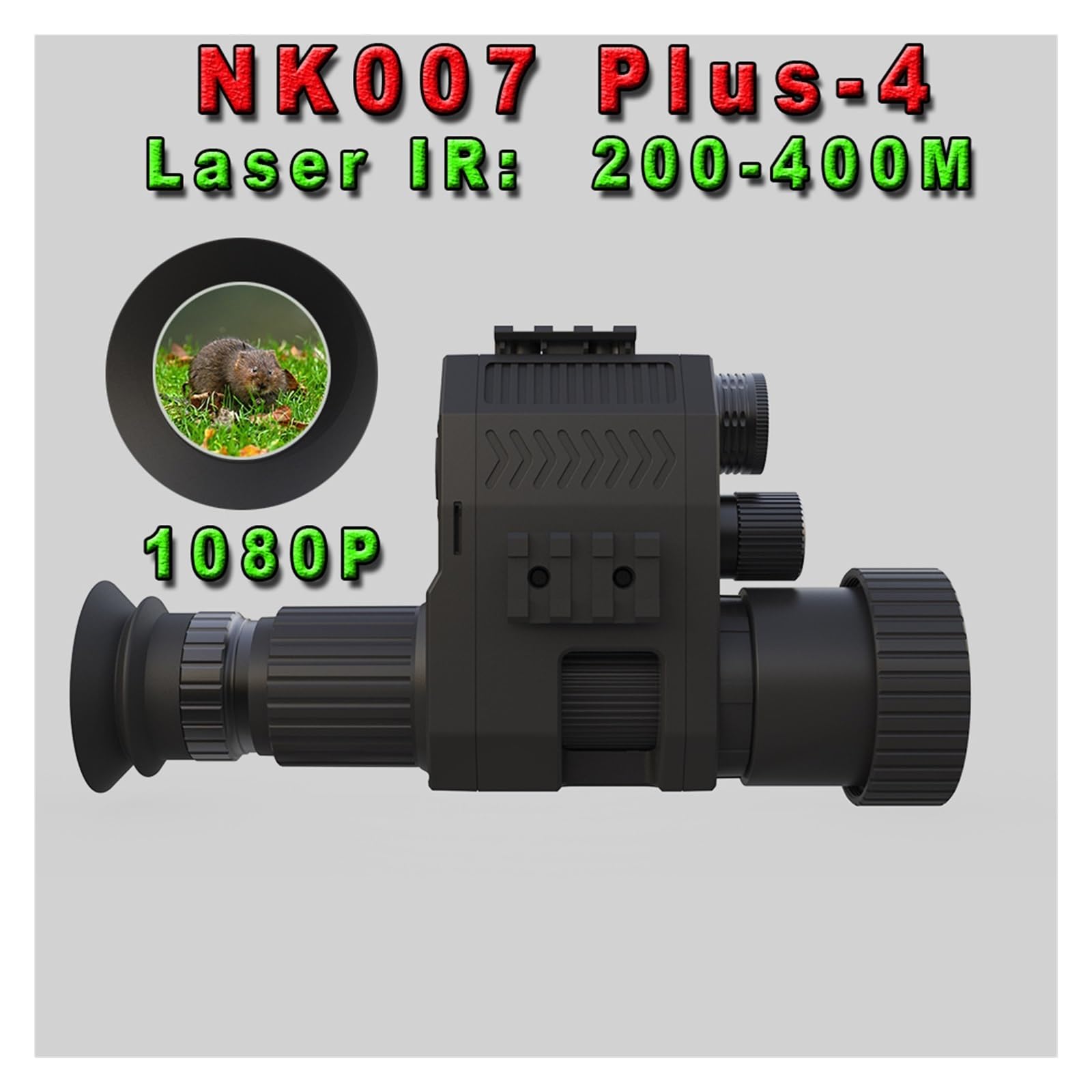 Night Vision Goggles, NK007 Plus Podczerwony Teleskop Noktowizyjny, Noktowizja Przy Słabym Oświetleniu,for Bird Watching Outdoor Sports Travel Camping(NK007 Plus-4)