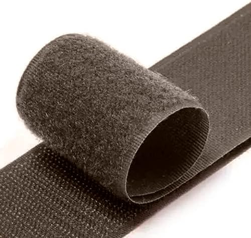 Miniatura 5 de Cinta de velcro marrón de 4 pulgadas de ancho para coser, no adhesiva, 1 yarda de longitud, color café, nailon, cinta de velcro, juego de