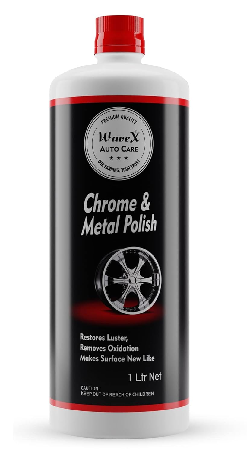Wavex Metal Polish 1 Ltr For Chrome, Copper, Brass, Bronze, Gold, Nickel and Stainless Steel
