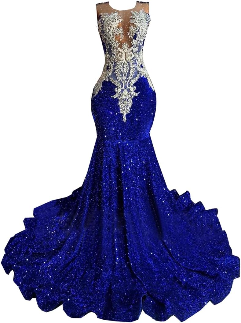 Sparkly Prom Dresses Rhinestone Beaded Glitter Sequin Pageant Celebrity Wedding Party Evening Gown
