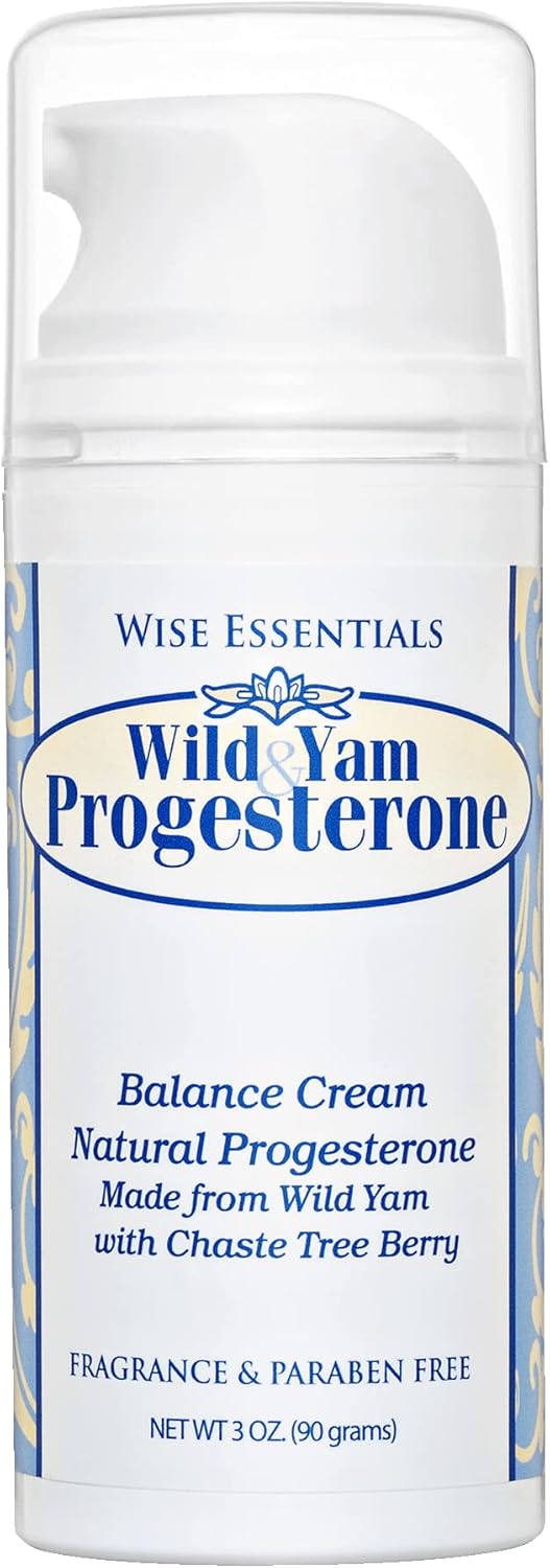 Wise Essentials Wild Yam & Progesterone Cream Bio Identical with Chaste