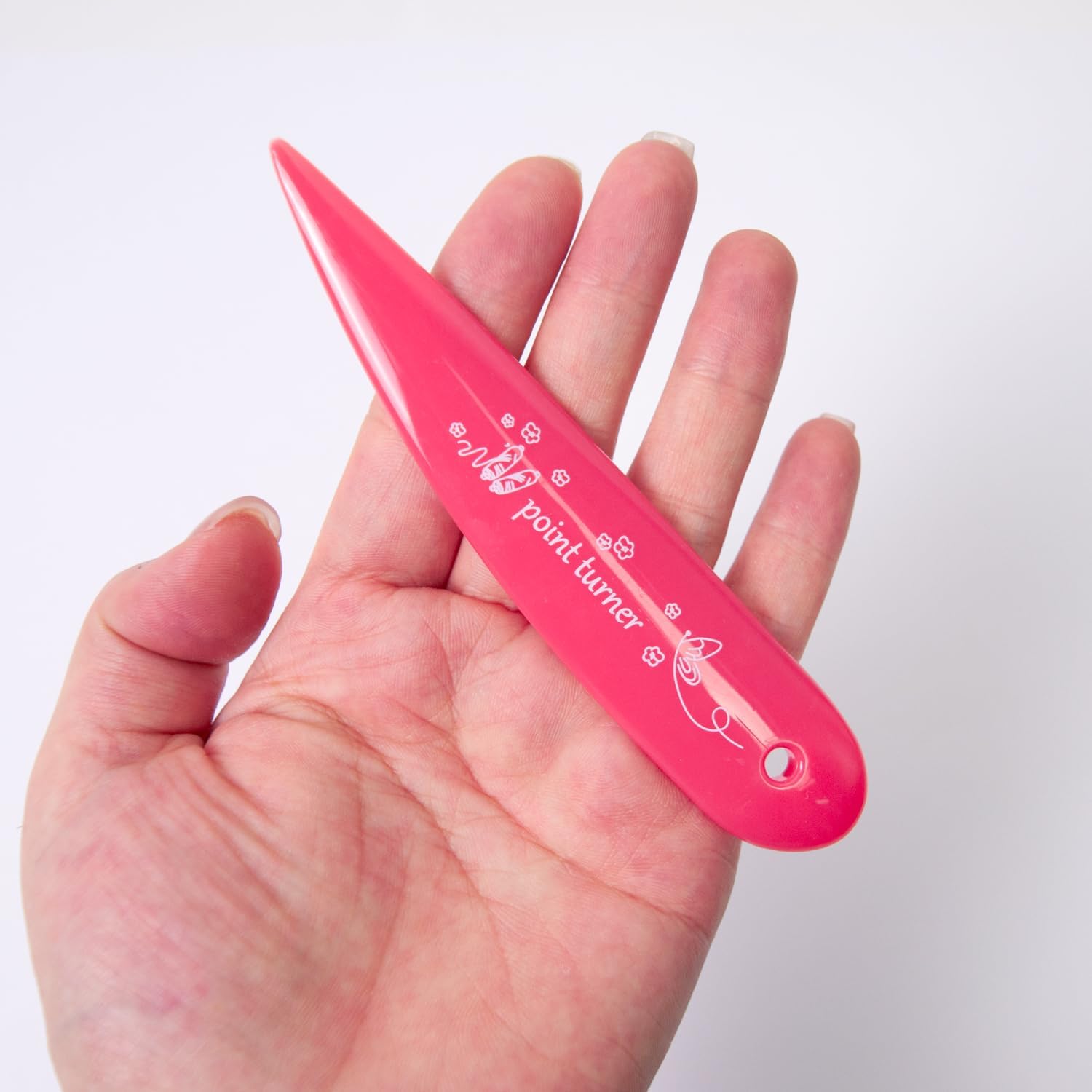 1PC Pink Point Turner & Seam Creaser - Dual-Use Sewing Tool for Fabric Turning & Pressing Seams | Sewing Accessory for Quilting, Dressmaking & DIY Crafts
