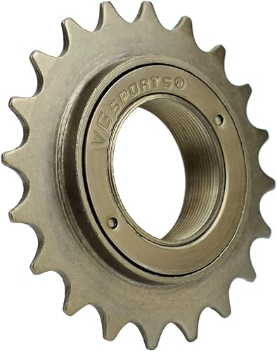 Miniatura 18 de VG SPORTS Rueda libre de bicicleta de una sola velocidad, 16T/18T/20T/22T/24T Compatible con piezas de repuesto Freehub tipo roscado de rueda libre