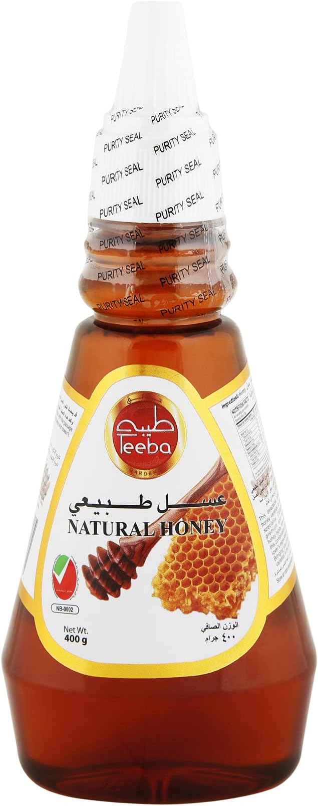 Teeba Natural Honey Squeezy, 400 Gm