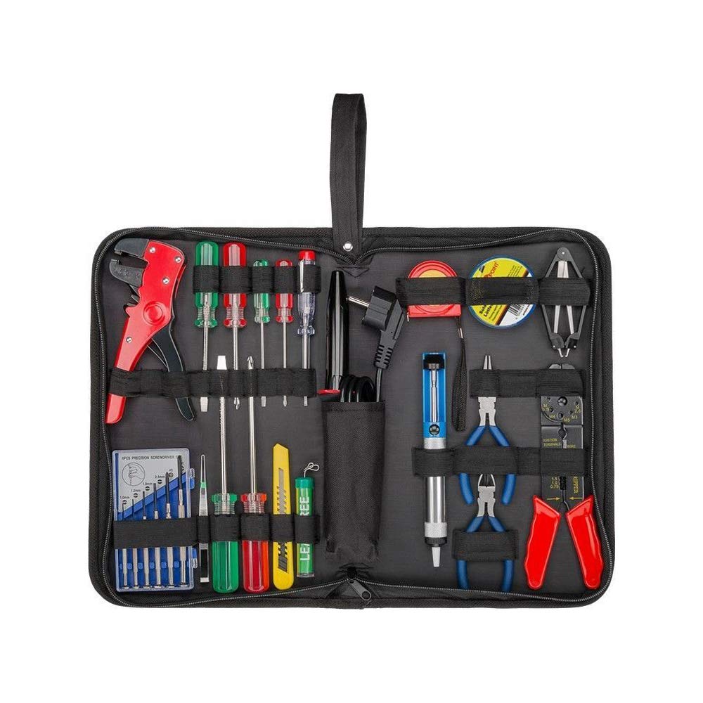 Fixpoint 45243 Valigetta Attrezzi con Set di Saldatura