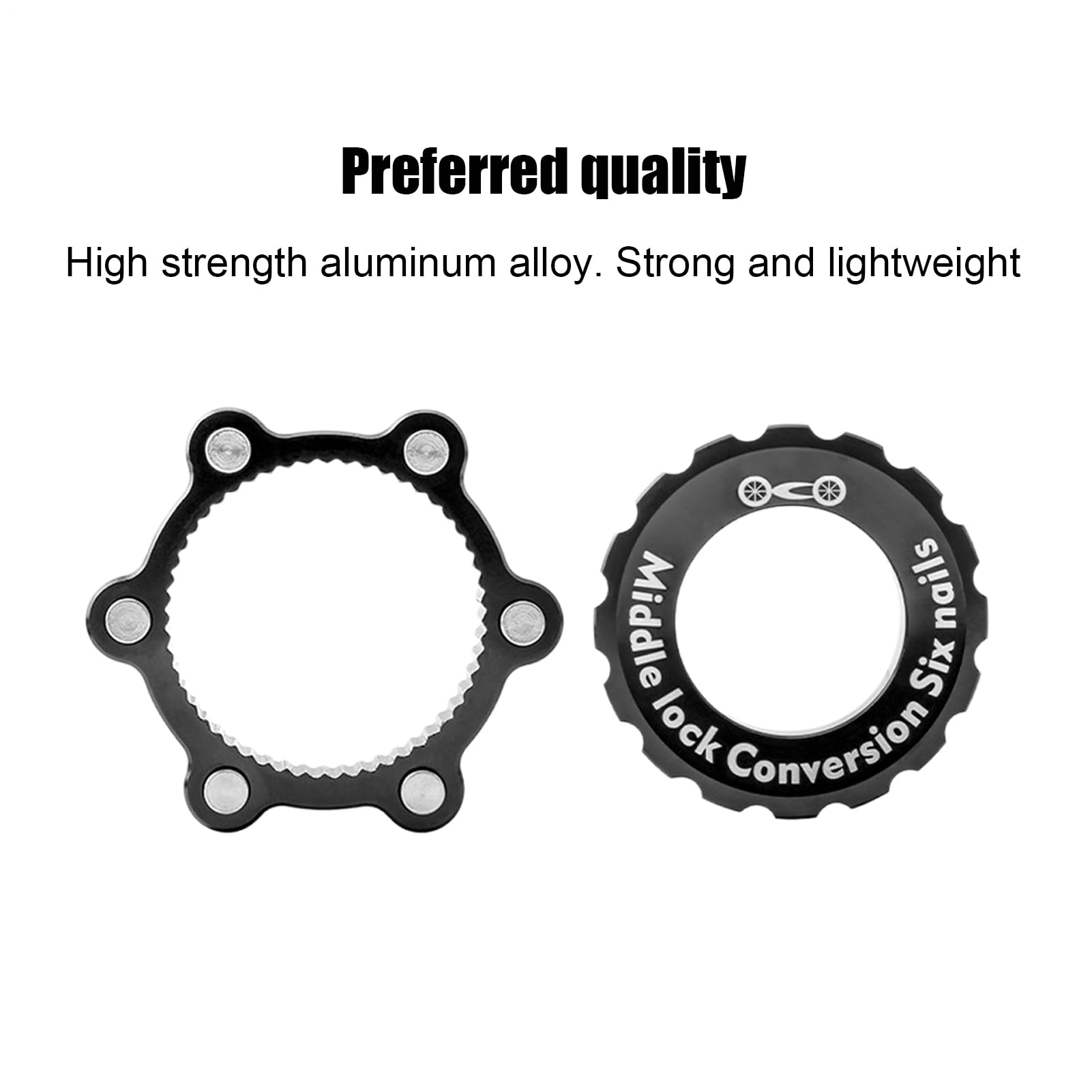 Adattatore Centerlock per Disco Freno Bici,Disco Freno Centerlock | Adattatore Rotore Per Enduro E Bici Con Attacco A 6 Fori
