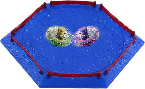 Burst Gyro Arena Disc - Competitive Spinning Top Stadium Battle Game | Flexible Duel Bay Stadium, Reusable Burst Spinning Top Launcher Stadium, Durable Battletop Field