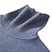 Mens Pullover Sweater - Autumn Winter Turtleneck Men Knitwear Sweater Vintage Warm Slim Fashion Simple Clothing Long Sleeve Bottoming Shirt Tops Plus Size,Brown,L
