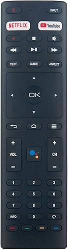 Nuevo RM-C3329 Reemplazo de control remoto compatible con Konka Smart 4K Android TV 55U55A 43U55A 65U55A 50U55A 50U55A