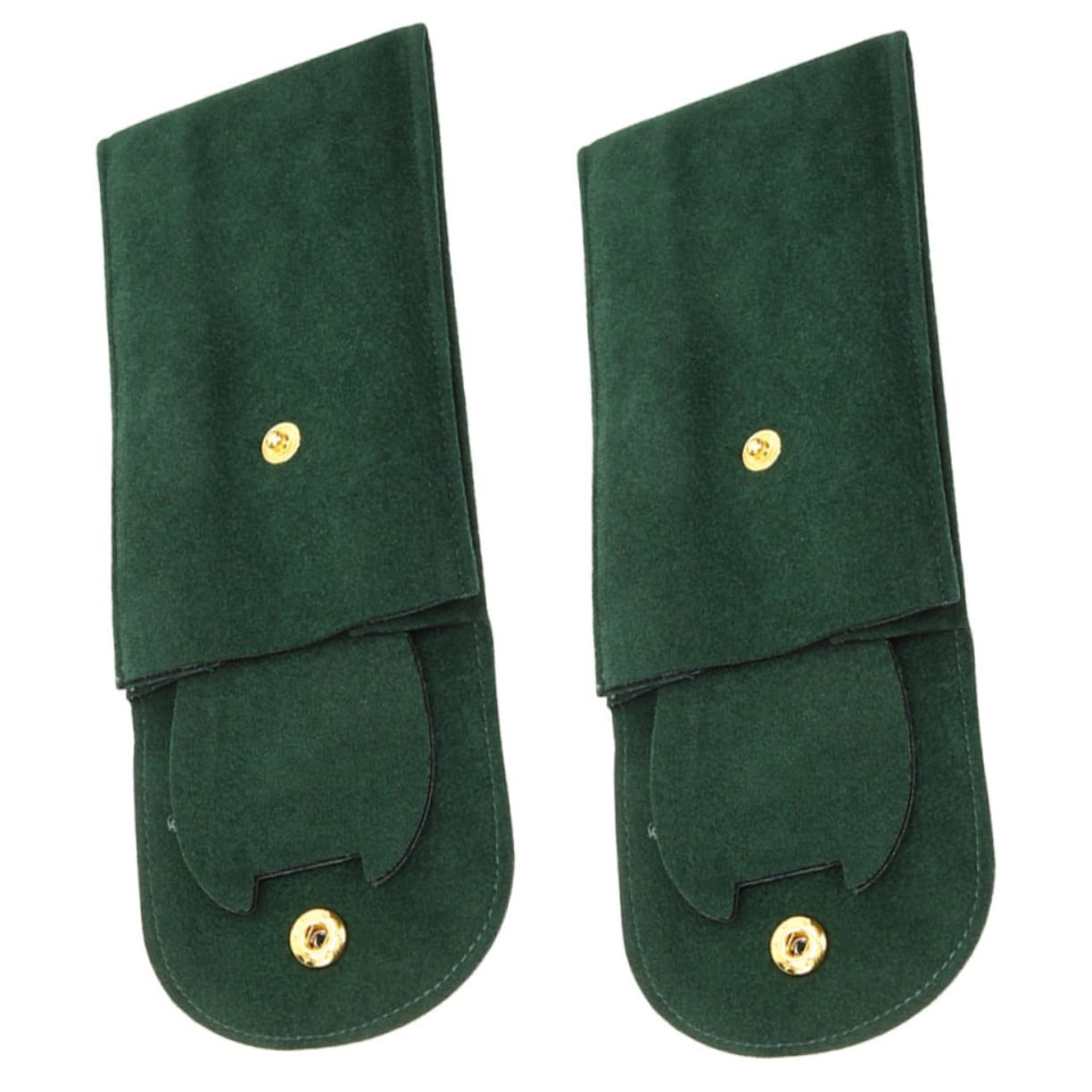 IMIKEYA 4 Sätze Aufbewahrungstasche Ansehen Bausatz Taschenuhr Gadget Schutz Wasserdicht Handgelenktaschen Uhrentasche Uhren-geschenketui Organizer Für Reiseuhren Flanell Green 2 Stück * 4