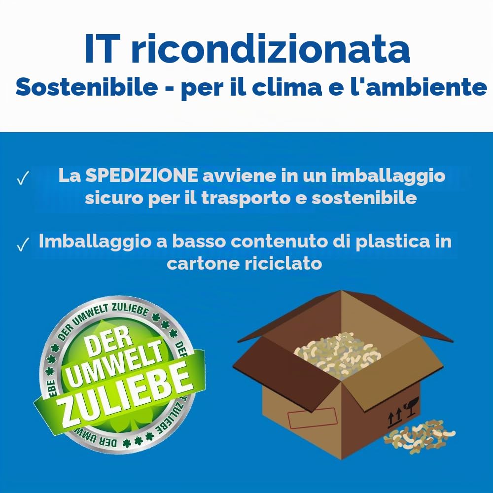 Lenovo ThinkCentre M920q Tiny Intel Core i5 8500T 256 GB SSD HDD 16 GB memoria Windows 11 Pro Desktop Computer Mini PC (ricondizionato)