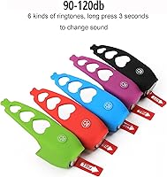 Vista 2 de Bocina de bicicleta eléctrica, campana de bicicleta de 100 dB, campanas de bicicleta súper fuertes, impermeables, múltiples modos de sonido