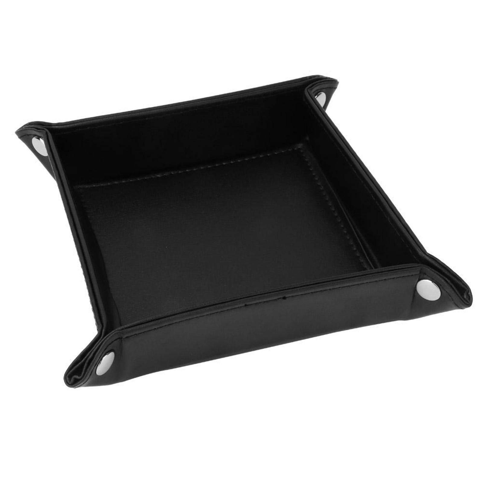 Plateau bijoux pliable en cuir synthétique pour sublimer l'entrée