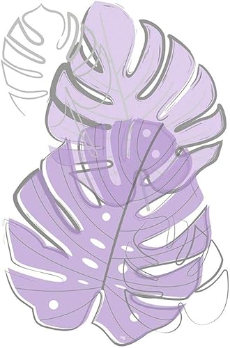 Posterazzi PDXMPA117238LARGE - Póster impreso de Martina Pavlova, hojas moradas, 24 x 36, multicolor