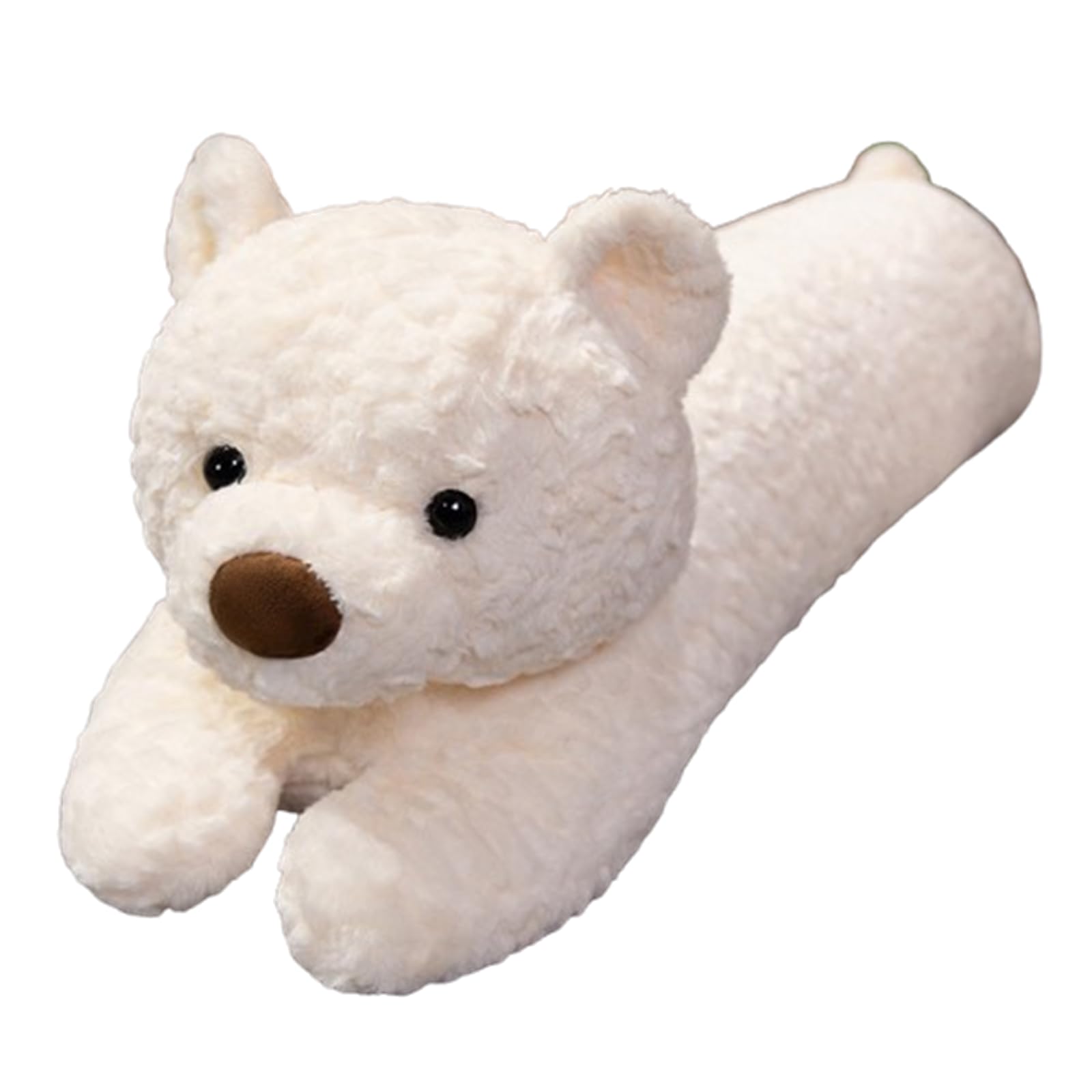 AMOSIJOY Weich Riesen Teddy Teddys Kuscheltier, Weighted Stuffed Animal Gewichtskuscheltier, GroßEr TeddybäR Als Geschenk FüR Geburtstag, Valentinstag Weihnachten (120cm,Milchweiß)
