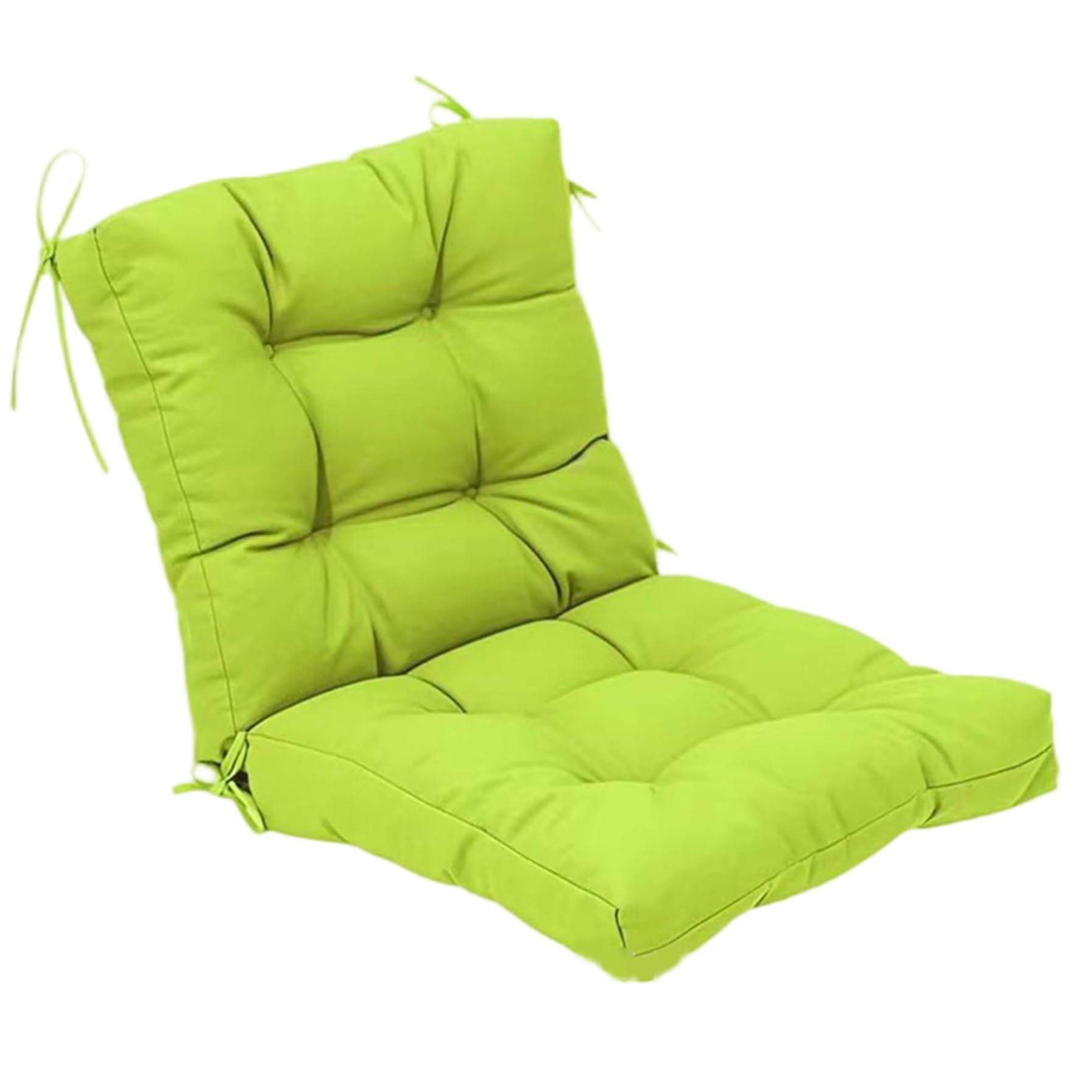 Coussin de chaise extérieur vert pour hamac et fauteuil à bascule de terrasse
