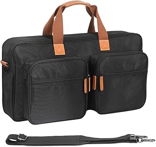 Fiorky Portable Turntables Protective Case Dustproof DJ Turntables Protective Case Scratch-Resistant with Sholder Strap Large Capacity for Pioneer DJ DDJ-FLX4 DDJ-REV1