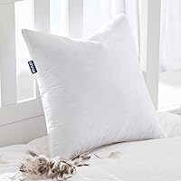 Vista 11 de MIULEE - Relleno de almohada de plumas 12x20, cojín decorativo de plumón para sofá, cama, sofá, cama, relleno de almohada esponjoso de tela