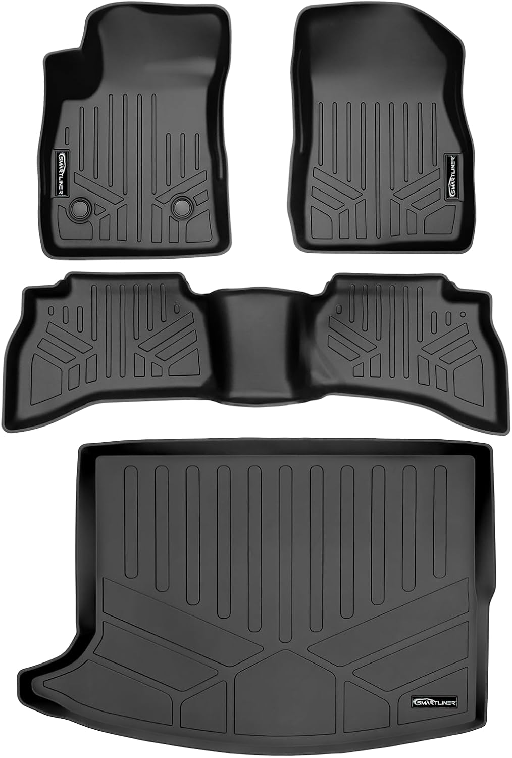 SMARTLINER Floor Mats and Cargo Liner Behind 2nd Row Compatible with 2020-2025 Buick Encore GX