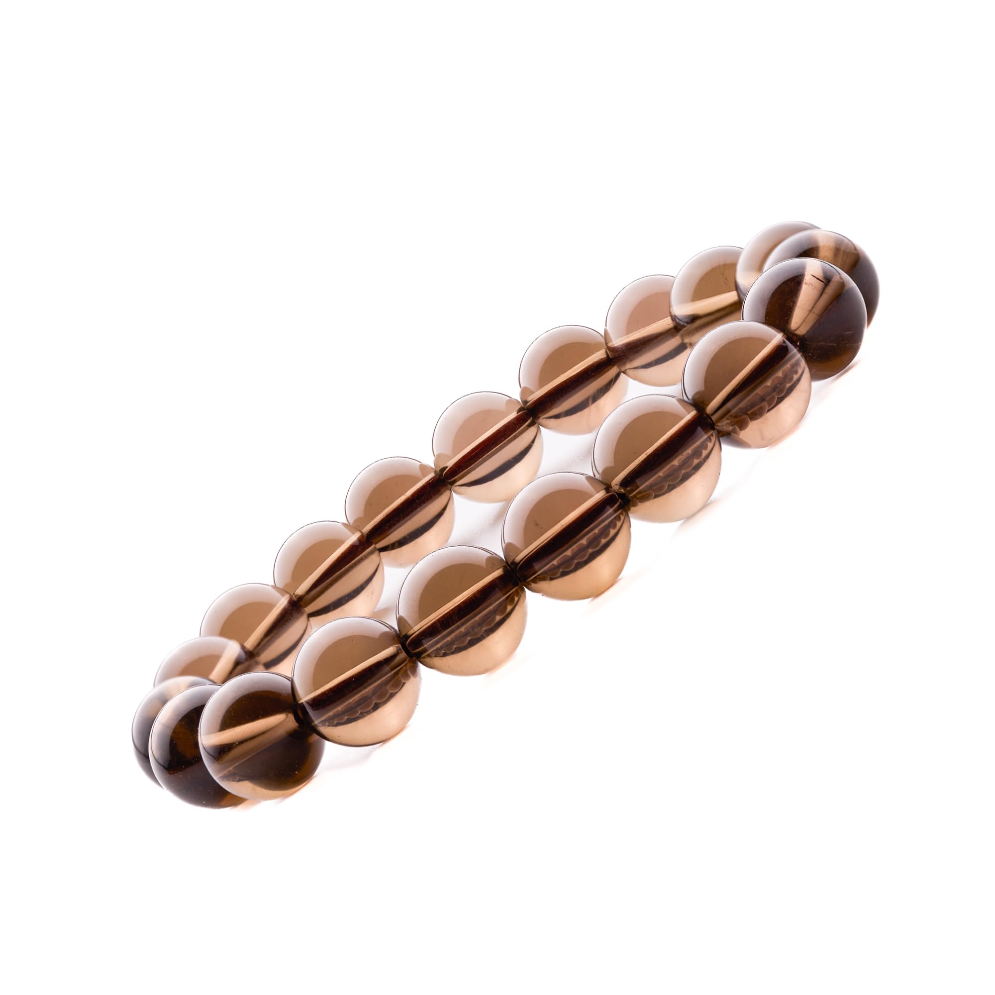 Plus Value Smoky Smokey Quartz Bracelet Negativity Neutralizer Charm Crystal Bracelet for Men Women Boys and Girls Reiki Healing Chakra (Beads Size: 10mm, Jute Bag) (B083KGJ6HX) Amazon Price History, Amazon Price Tracker