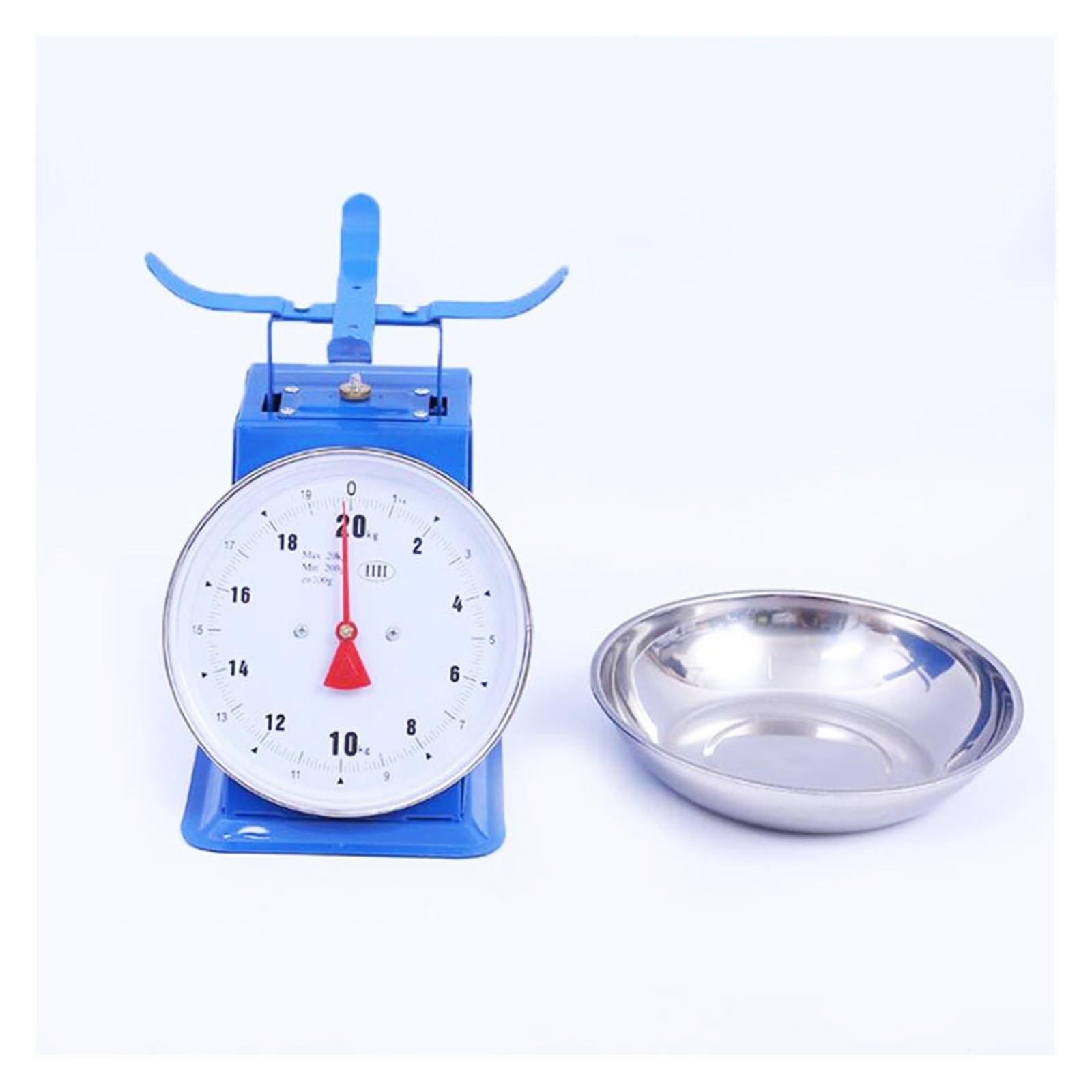 Báscula Mecánica Clásica De 15KG/20KG/30KG, Balanza De Resorte, Balanza De Peso, Plataforma Doméstica, Báscula De Cocina, Pescado, Carne, Báscula De Peso (Size : 20KG)