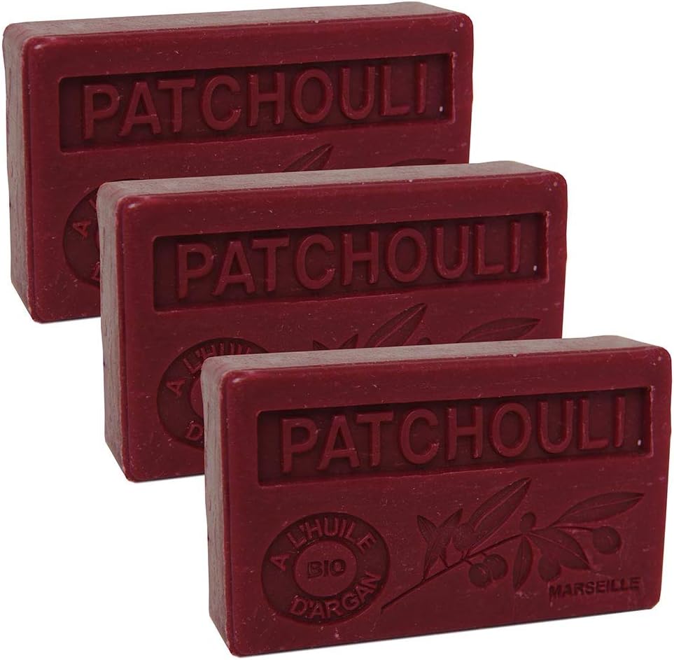 Maison du Savon - Set of 3 Arganoil Soaps 100g - PATCHOULI