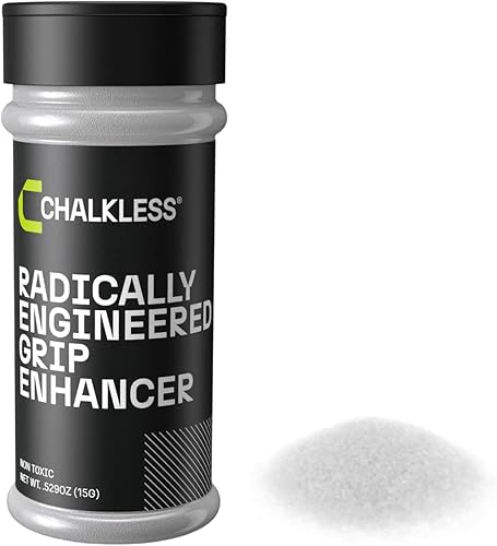 Chalkless Grip Enhancer - Premium Liquid Chalk Alternative & Less Mess Hand Chalk for Weightlifting, Powerlifting, Yoga, Gaming, Climbing, and More,