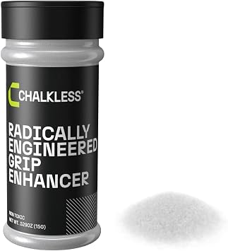Chalkless Grip Enhancer - Premium Liquid Chalk Alternative & Less Mess Hand Chalk for Weightlifting, Powerlifting, Yoga, Gaming, Climbing, and More, Non-Toxic Long-Lasting & Reliable