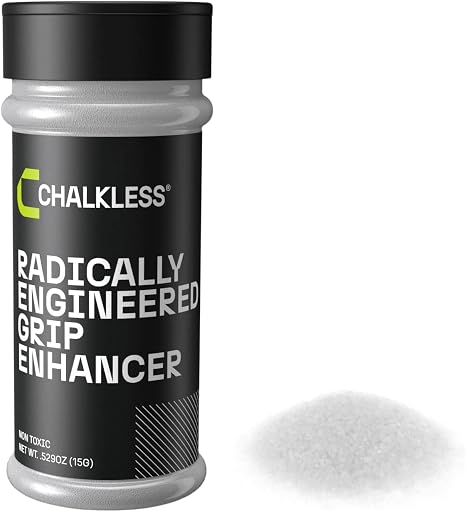 Chalkless Grip Enhancer - Premium Liquid Chalk Alternative & Less Mess Hand Chalk for Weightlifting, Powerlifting, Yoga, Gaming, Climbing, and More, Non-Toxic Long-Lasting & Reliable