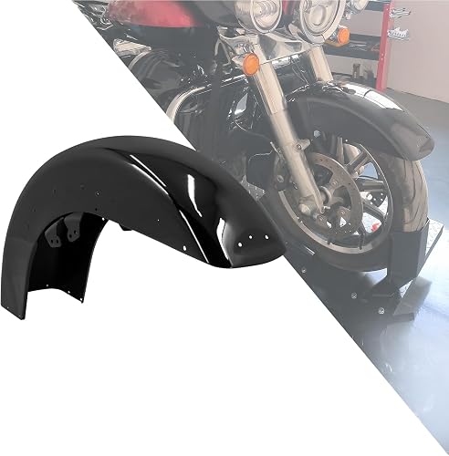 HDBUBALUS Motorcycle Front Fender Mudguard Fits for Harley Touring Road King Ele