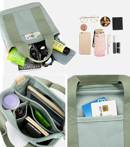 Small Tote Bag With Zipper Tote Bag For Women Canvas Shoulder Bag Crossbody Bag Satchel Hobo Bag Messenger Bag 2023 #TOP4