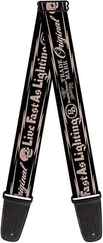 Buckle-Down GS-W32850 Gitarrengurt 5 1 breit Schwarz Hellorange Buckle-Down GS-W32850 Gitarrengurt 5 1 breit Schwarz Hellorange