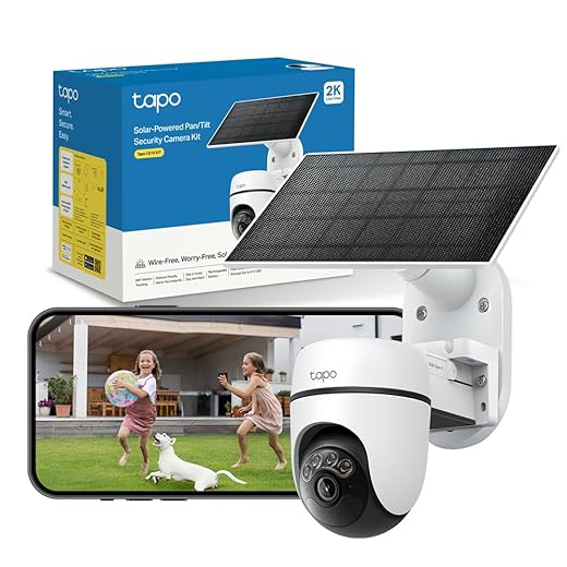 Caméra WiFi Extérieur sans Fil avec Panneau Solaire Tapo C610 Kit 2K 3MP