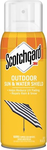 Scotchgard Outdoor Water & Sun Shield Fabric Spray 10.5 oz - Waterproof UV Protection for Patio Furniture & Outdoor Fabrics