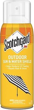 Scotchgard Outdoor Water & Sun Shield Fabric Spray, Water Repellent Spray for Spring and Summer Outdoor Gear and Patio Furniture, 10.5 oz
