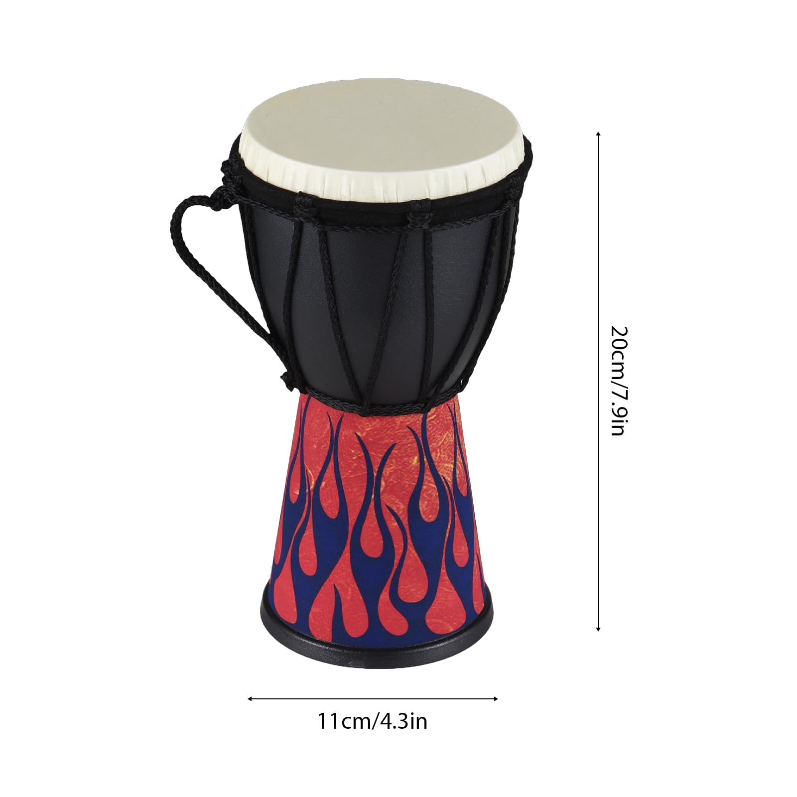 Bongo a percussione portatile leggero da 4 pollici per principianti Scuola Lezioni di musica all'aperto Percussioni Strumento musicale tradizionale