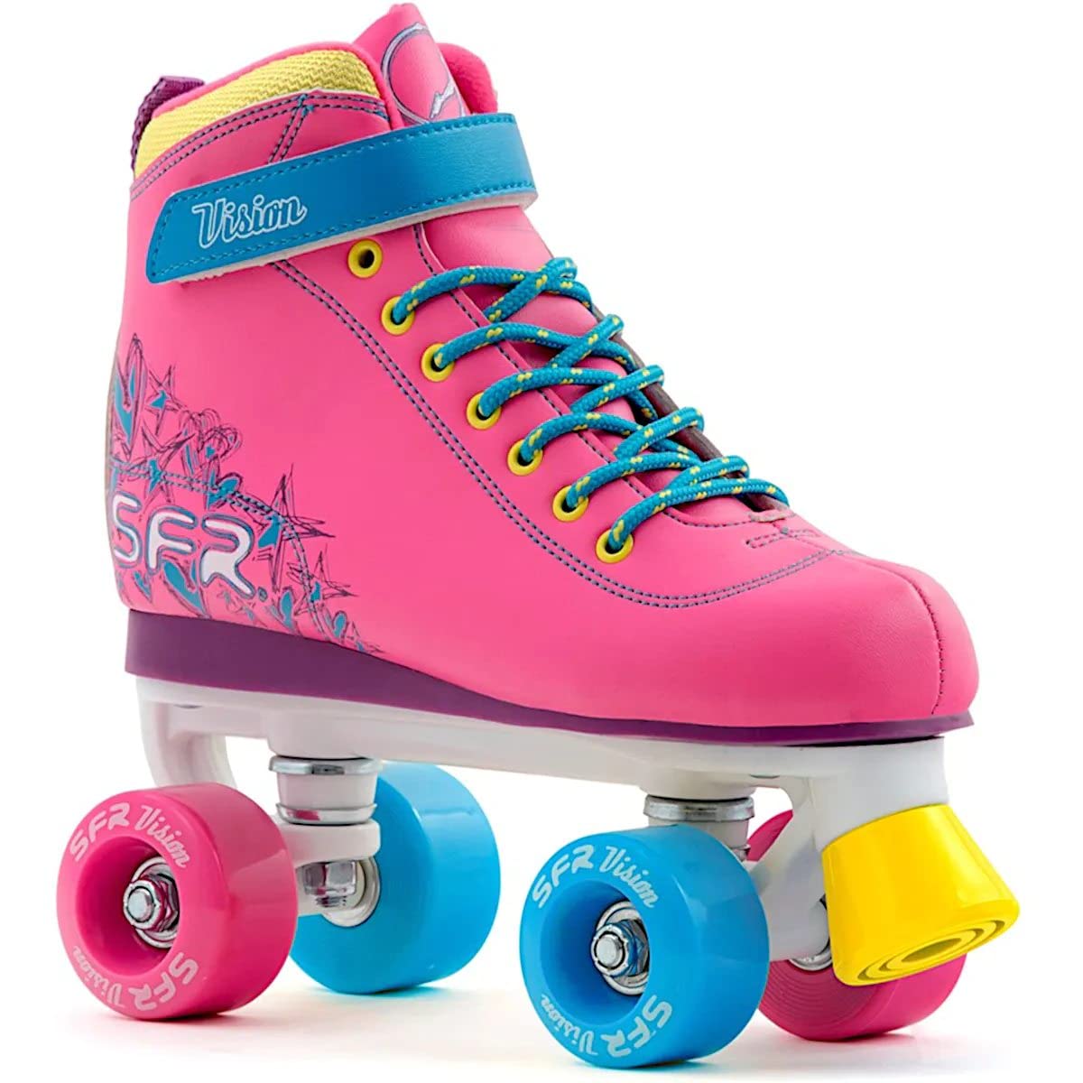 SFR Vision II Skates, Unisex Children, RS239, Multicoloured (Leopard), 29 EU