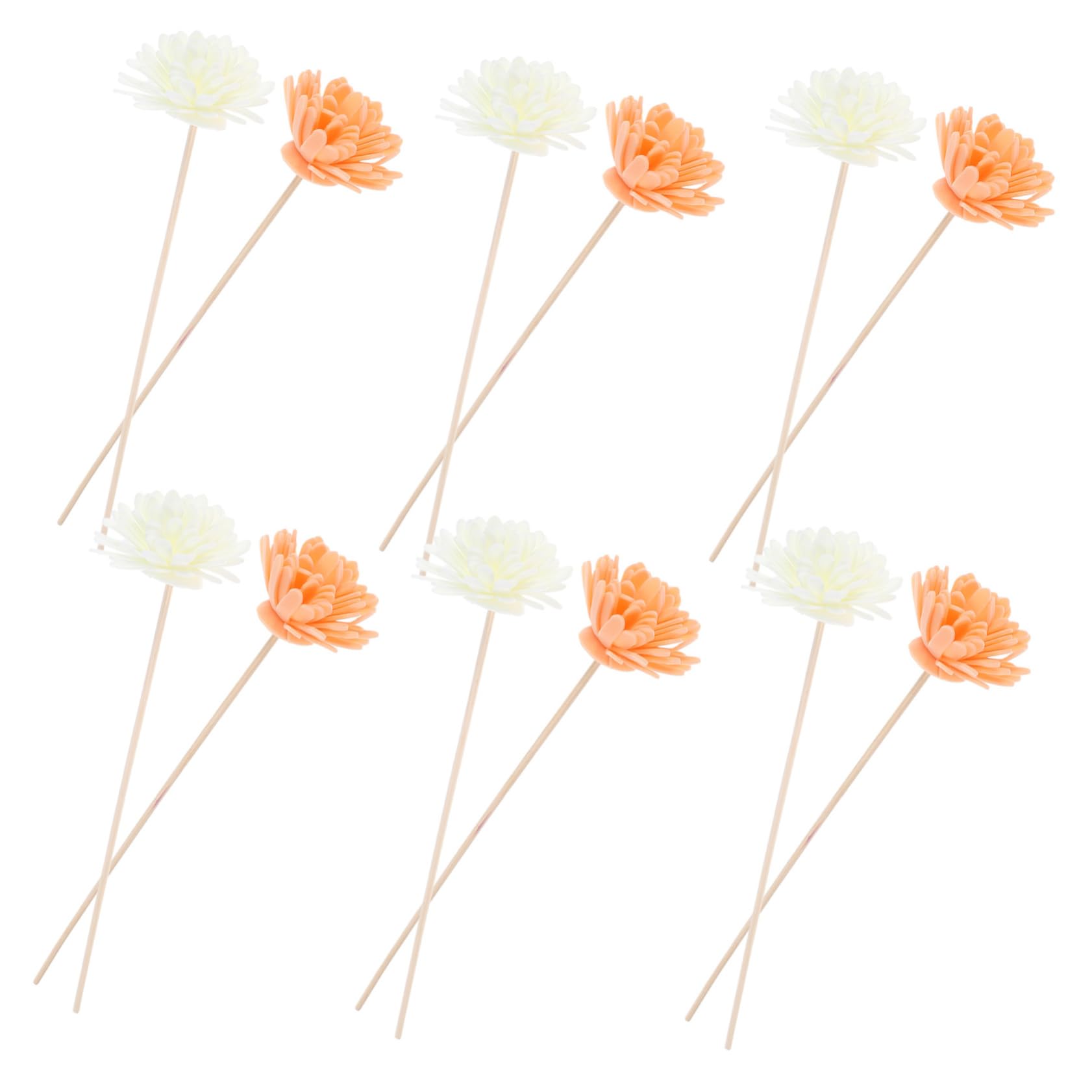 Anneome 12pc Rattan Flower Diffuser Sticks Essential Oil Scent Sticks for Home Fragrance