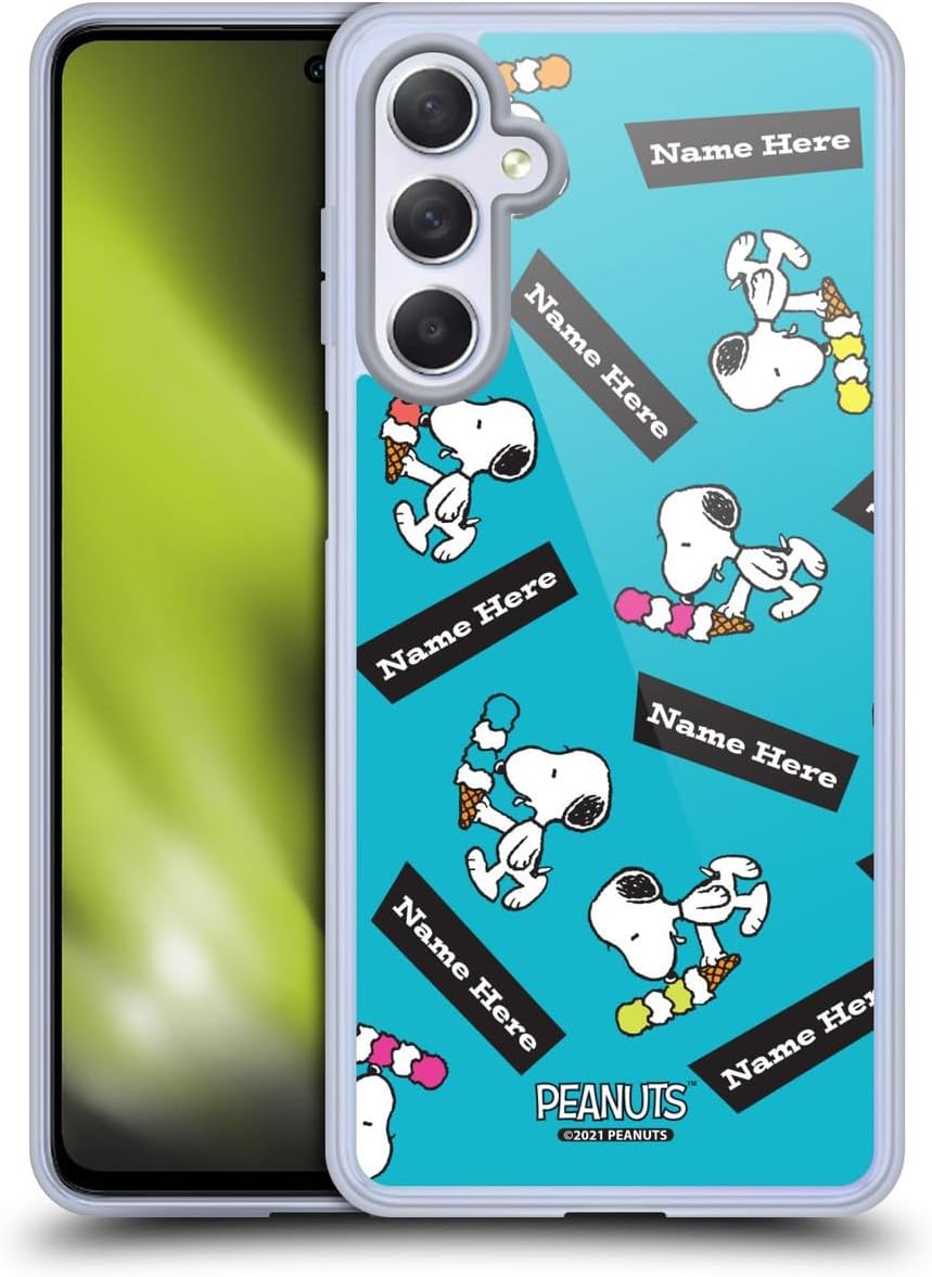 Custom Customised Personalised Peanuts Snoopy & Woodstock Art Gel Case [Military Grade Protection] Compatible with Samsung Galaxy A16 5G