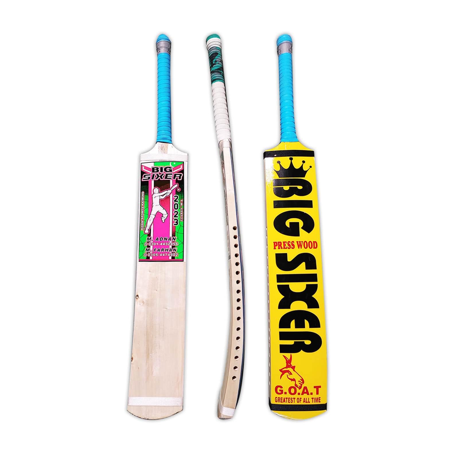 Big Sixer tape ball cricket bat