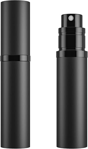 Atomizador de botella de perfume recargable para viajes, bomba de perfume portátil fácil recargable para hombres y mujeres con tamaño de bolsillo