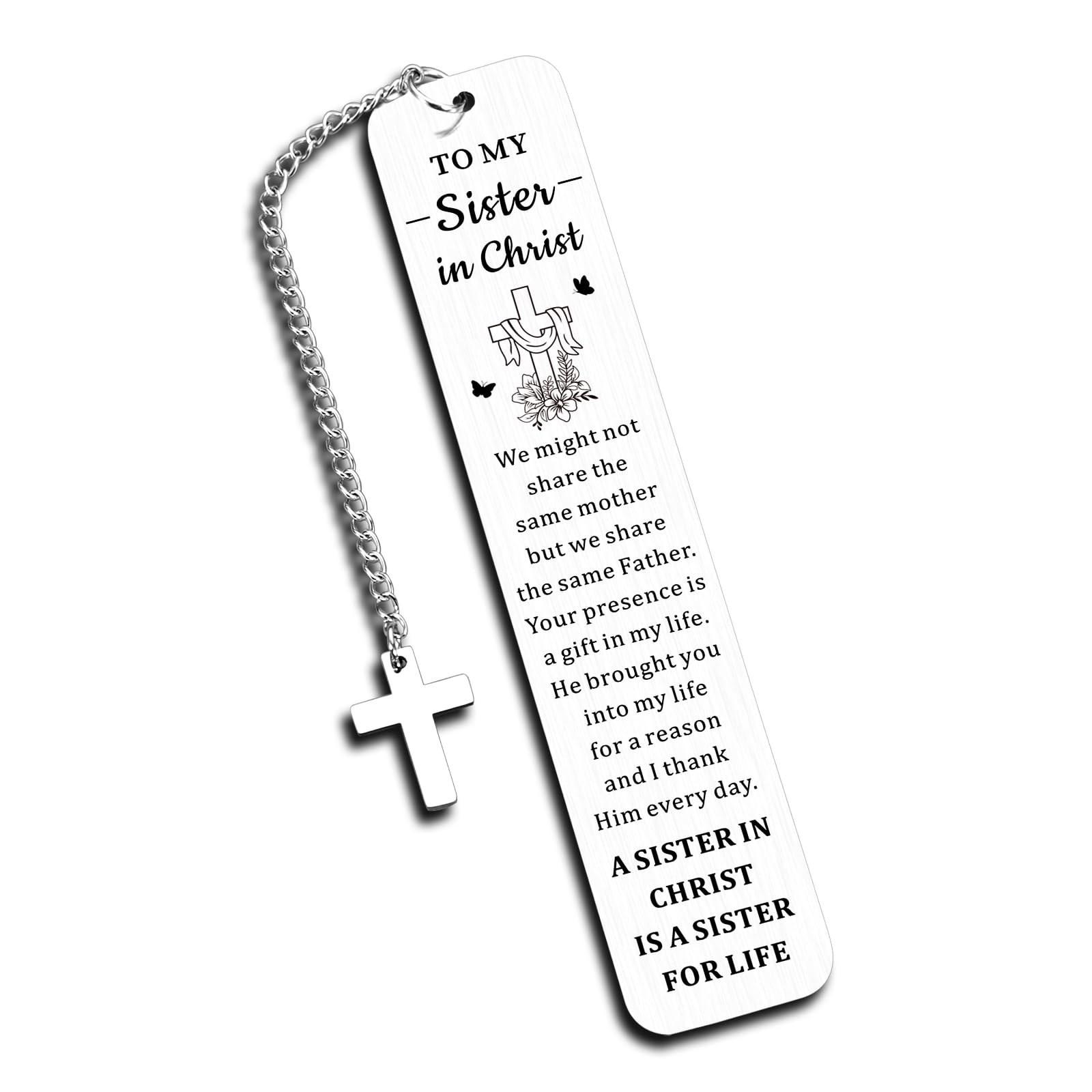 Sister in Christ Gifts for Women, Easter Bookmarks for Sister in Christ, Sisters in Christ Bookmark, Religious Secret Sisters Gifts for Christian,