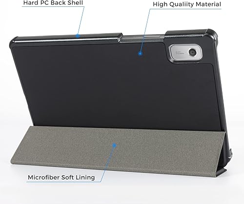 Miniatura 4 de CoBak Funda para Lenovo 9.0 pulgadas Tab M9 2023 1 generación, carcasa rígida con soporte delgado y parte trasera rígida protectora para Lenovo Tab