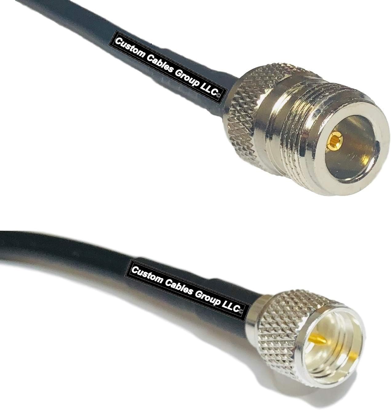 10 feet RG58 N Female to Mini UHF Male RF Pigtail Coaxial Cable