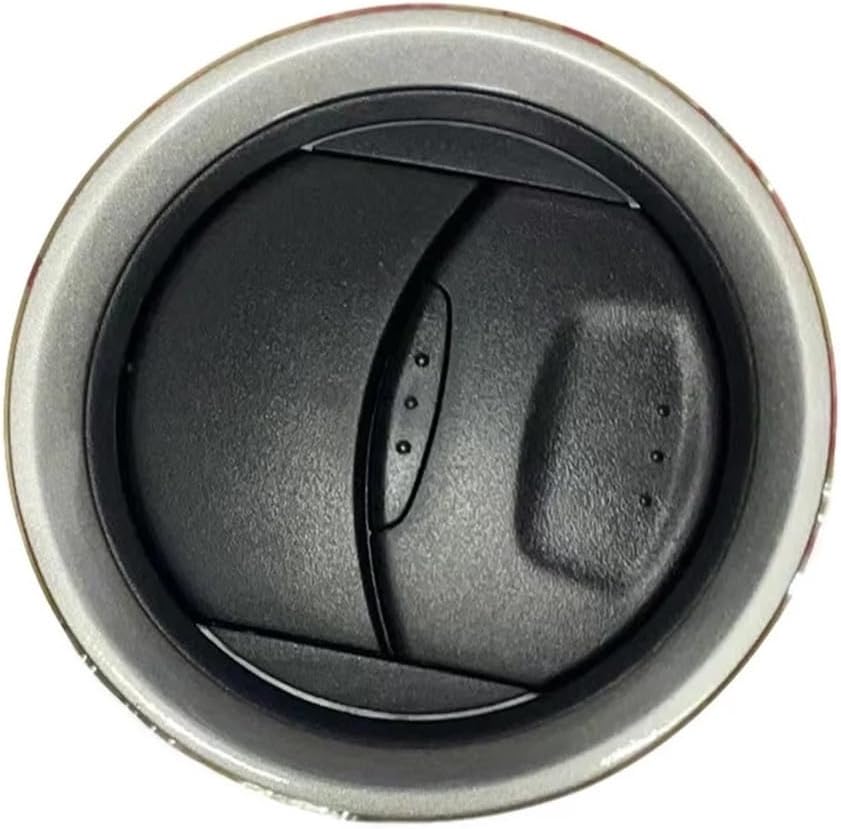 Air Conditioning Outlet Dashboard Vent Nozzle | Compatible With Ford Fiesta Air Conditioner Vents Interior AC Panel(Silver Ring Paddle)